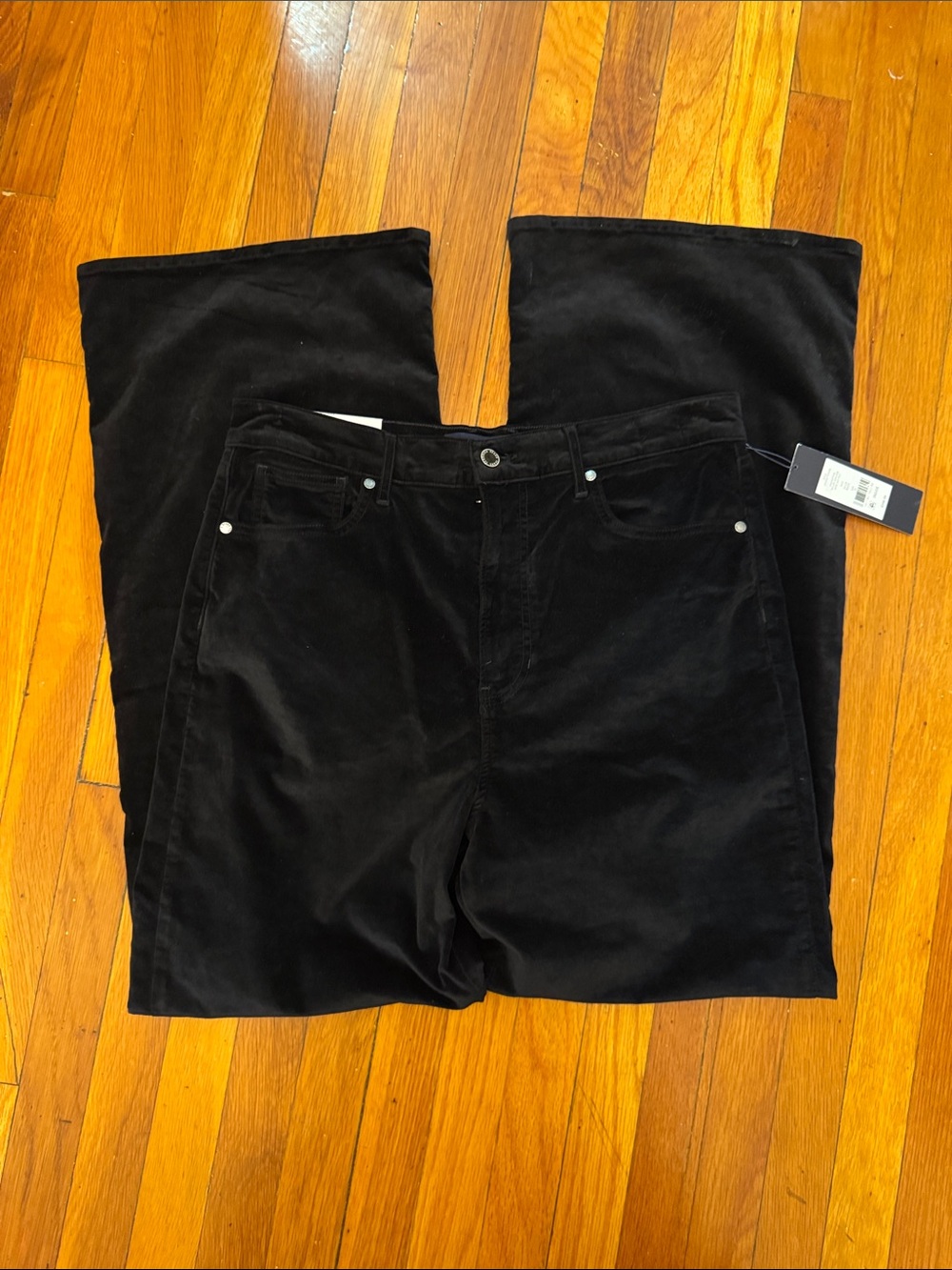 Veronica Beard Taylor Velvet Wide-Leg Pant size 32 - Picture 2 of 5